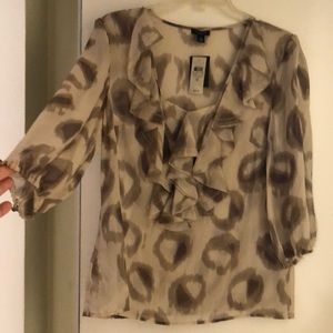NWT Beautiful Ann Taylor blouse with camisole